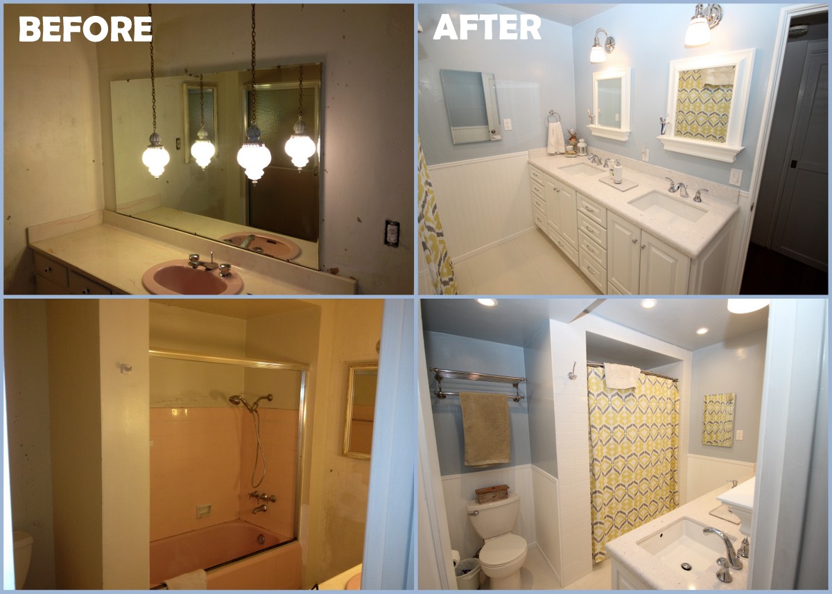 San Diego Bathroom Remodel Before, Bathroom Remodels Before And After Photos